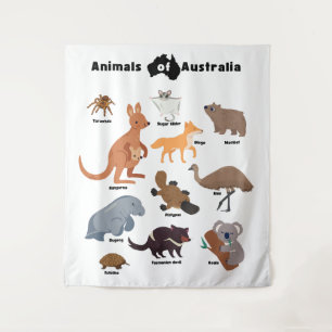 Tapiz Animales de Australia Aussie Wildlife