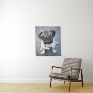 Tapiz Animales de bebé más afectados   Baby Pug