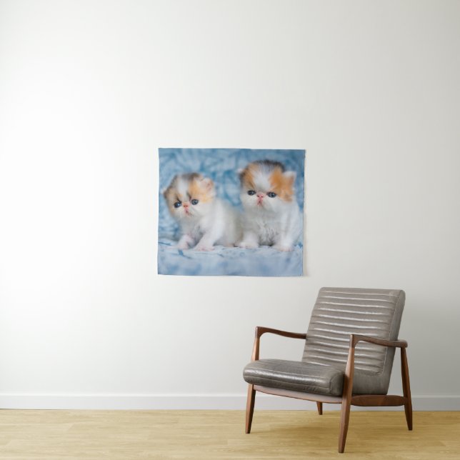 Tapiz Animales de bebé más afectados | Calico Kitten per (In situ (horizontal))