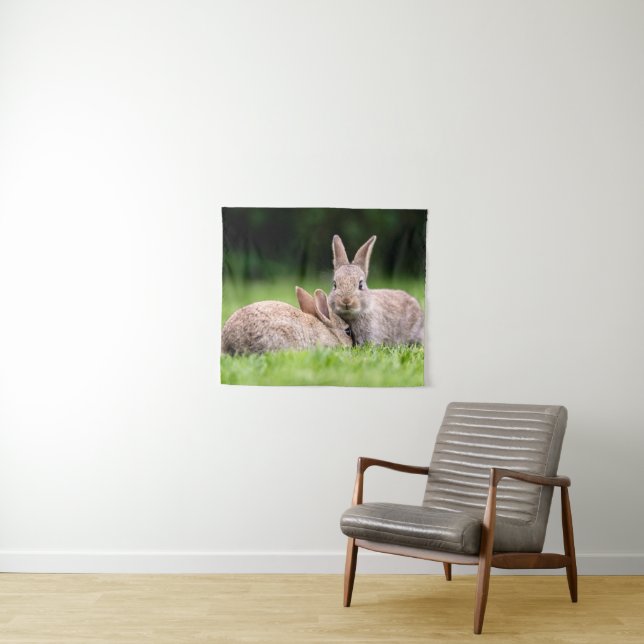 Tapiz Animales de bebé más afectados | Conejos de conejo (In situ (horizontal))