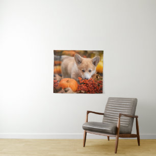 Tapiz Animales de bebé más afectados Corgi Puppy en ot