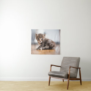 Tapiz Animales de bebé más afectados Pequeño Gatito De