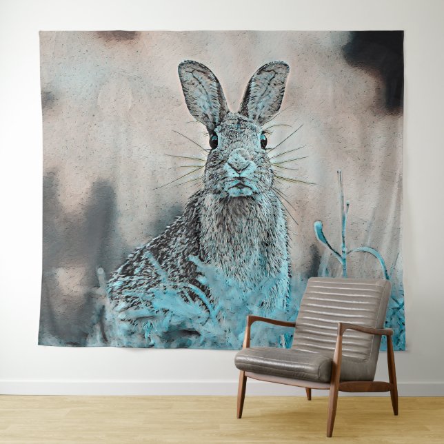 Tapiz AnimalMix_Rabbit_024 (In situ (horizontal))