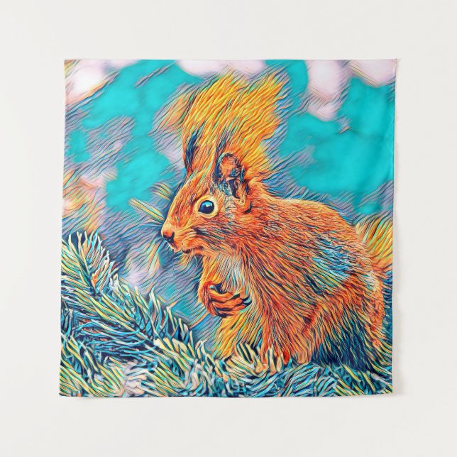 Tapiz AnimalMix_Squirrel_001 (Anverso)