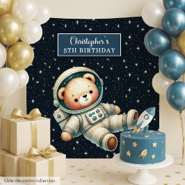 Tapiz Aniversario del Astronauta Teddy Bear
