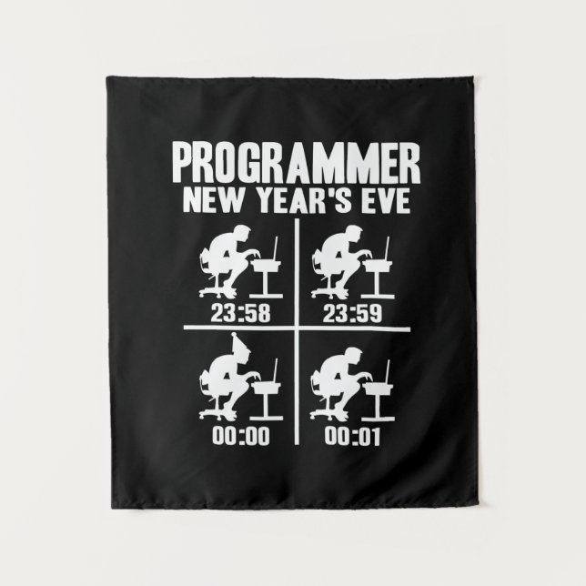 Tapiz Año Nuevo del programador (Anverso)