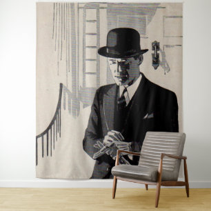 Tapiz Años 1920 Sr. Natty el hombre vestido agudo