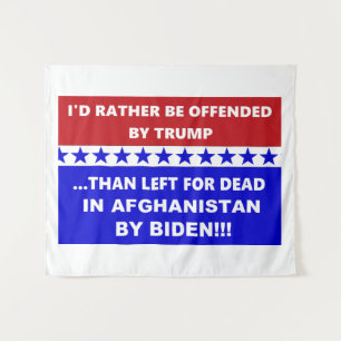 Tapiz Anti Biden Afghanistan Left For Dead