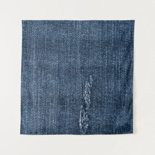 Tapiz Antiguo denim desgarrado: textura de jeans.