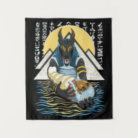 Anubis Antiguo Ilustracion Egipcio de Dios