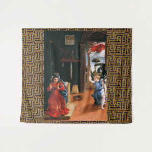 Tapiz ANUNCIACIÓN DE RECANATI de Lorenzo Lotto