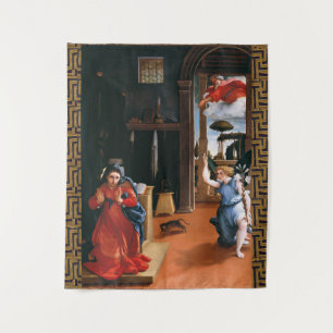 Tapiz ANUNCIACIÓN RECANATI por Lorenzo Lotto Tapestry
