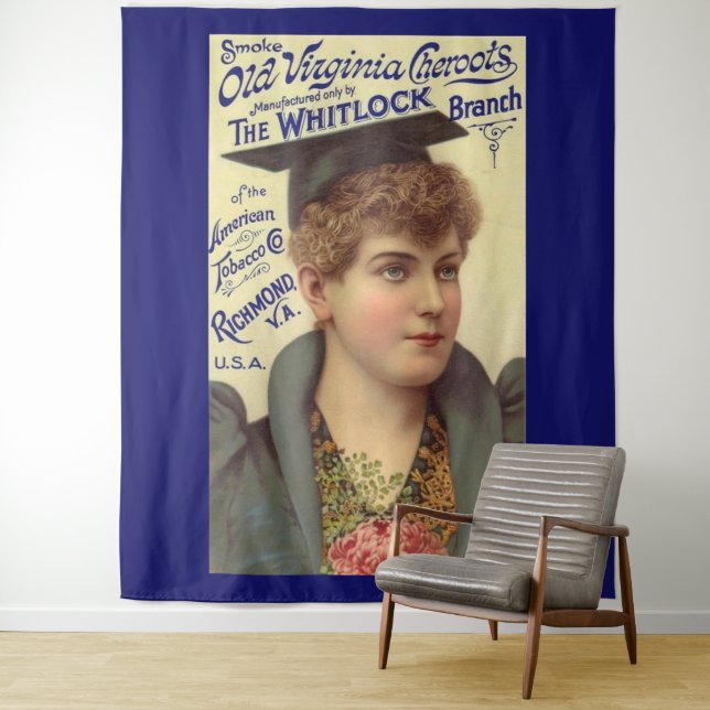 Tapiz Anuncio de los Cheroots de Virginia Vieja de los a (In situ)