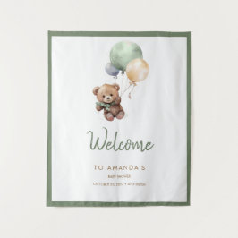 Tapiz Apenas podemos Esperar Oso de Peluche Fiesta de Gl