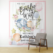 Apenas Podemos Esperar Oso Teddy Niño Baby Shower