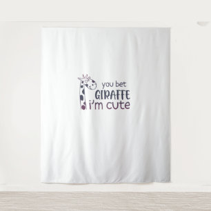 Tapiz Apostas a Giraffe que soy linda