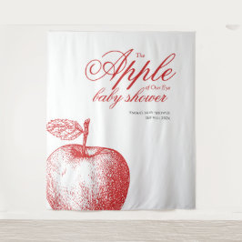 Tapiz Apple de Our Eye Baby Shower Backups