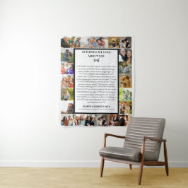 Tapiz Apreciación de papá | Collage de fotos del Día del