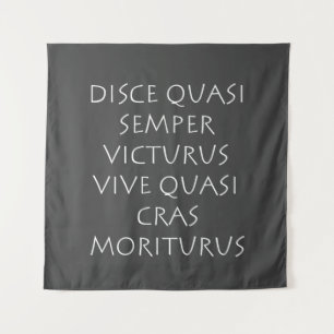 Tapiz Aprende como si siempre fueras a vivir, vive como