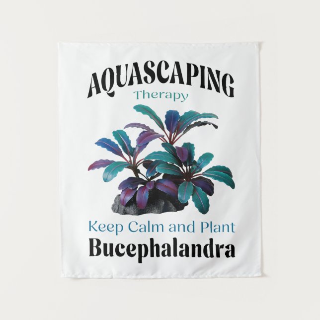 Tapiz Aquascaping Therapy – Keep Calm and Plant Bucephal (Anverso)