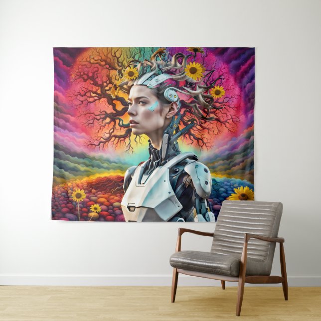 Tapiz Árbol Android (In situ (horizontal))