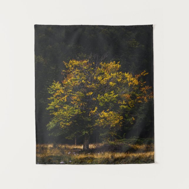 Tapiz Árbol de colores otoñales (Anverso)