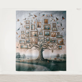 Tapiz Árbol de imágenes de familia 03
