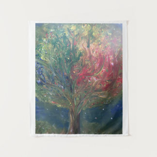 Tapiz Árbol de Medianoche Abstracto