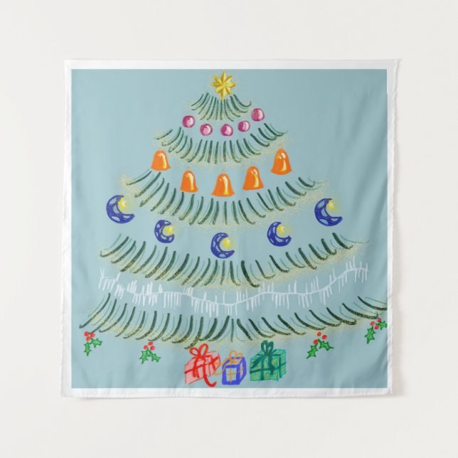 Tapiz árbol de Navidad (Anverso)