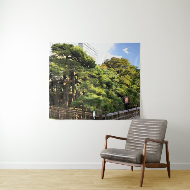 Tapiz Árboles de pino de 300 años (In situ (horizontal))