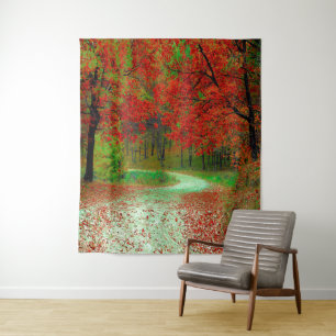 TAPIZ ÁRBOLES FORESTALES DE CARRETERA PAISAJE DE NATURAL