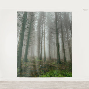 Tapiz Árboles forestales de invierno #11