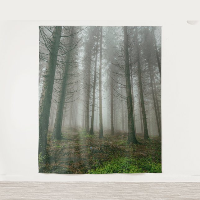 Tapiz Árboles forestales de invierno #11 (Anverso)