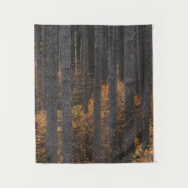 Tapiz Árboles y follaje otoñal de oro