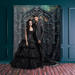 Tapiz Arco negro gótico Moody