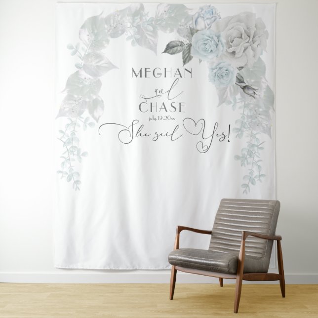 Tapiz Arco rosa azul y blanco asombroso (In situ)