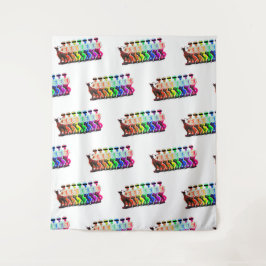 Tapiz Arcoiris del chico de la cabra