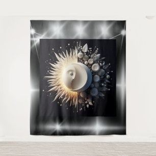 Tapiz Armonía Eterna del Sol y la Luna"