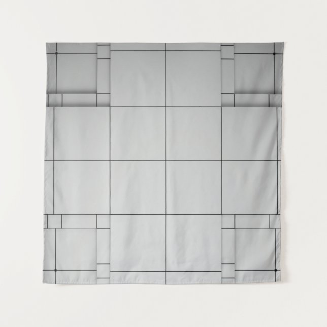 Tapiz Arquitectura abstracta contemporánea (Anverso)