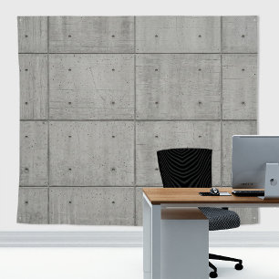 Tapiz Arquitectura Brutalista Industrial Pared de Hormig