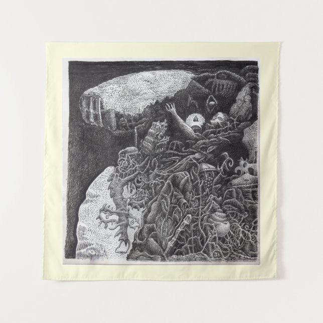 Tapiz Arriba y abajo, por Brian Benson (Anverso)