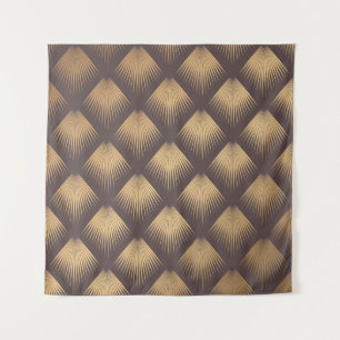 Tapiz Art Deco Golden: Sin Maravillas Minimalistas
