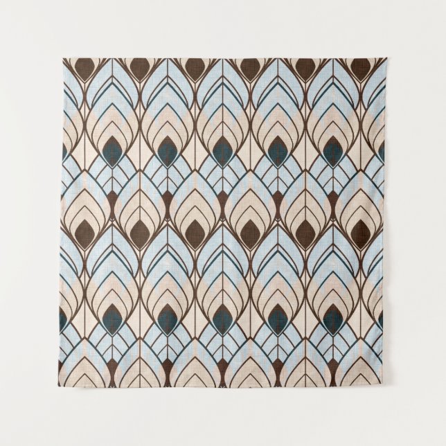 Tapiz Art Deco: Ornamento sin textura. (Anverso)