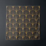 Tapiz Art Deco, Patrón Geométrico Vintage.<br><div class="desc">Patrón Art Déco Vintage Sin Maravilla. Decoración geométrica con textura de círculos. Fondo retro. Los círculos art decó en un giro sin fisuras. Vigas retro en una decoración elegante. Patrón geométrico Art Déco con círculos. Un retro retro para un fondo elegante. deco, fondo, patrón, textura, ventilador, decoración, ilustracion, oro, sin...</div>