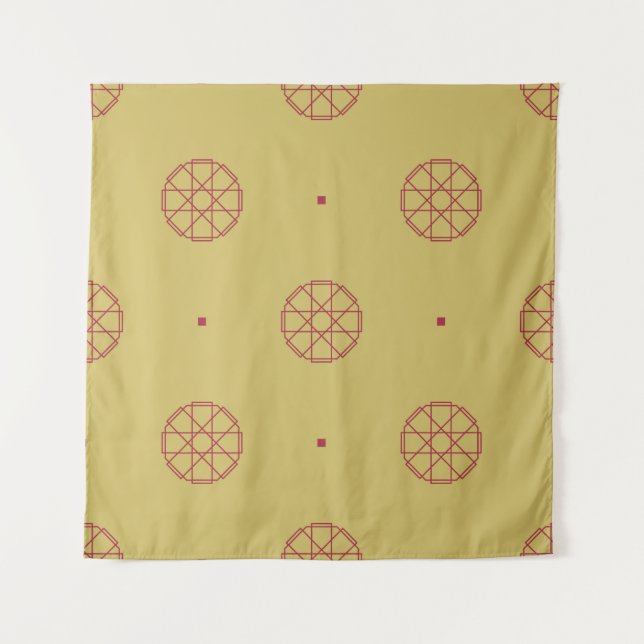 Tapiz Art deco seamless pattern background. abstract, ar (Anverso)