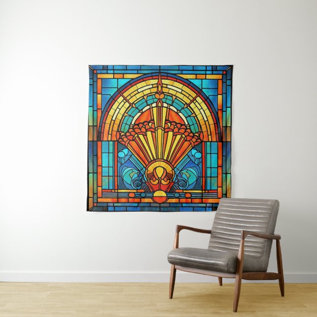 Tapiz Art Deco Tapestry (In situ)