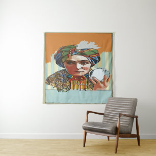 Tapiz Art Studio agregar texto, Tapestry