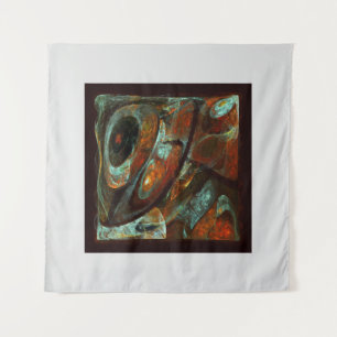 Tapiz Arte abstracto de división de tiempo