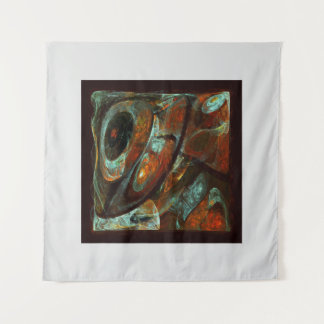 Tapiz Arte abstracto de división de tiempo