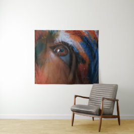 Tapiz Arte abstracto de ojo vívido